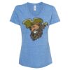 Women's Snow Heather Jersey V-Neck T-Shirt Thumbnail