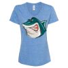 Women's Snow Heather Jersey V-Neck T-Shirt Thumbnail