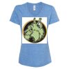 Women's Snow Heather Jersey V-Neck T-Shirt Thumbnail