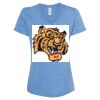 Women's Snow Heather Jersey V-Neck T-Shirt Thumbnail