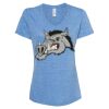 Women's Snow Heather Jersey V-Neck T-Shirt Thumbnail