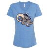 Women's Snow Heather Jersey V-Neck T-Shirt Thumbnail