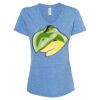 Women's Snow Heather Jersey V-Neck T-Shirt Thumbnail