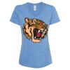 Women's Snow Heather Jersey V-Neck T-Shirt Thumbnail