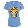 Women's Snow Heather Jersey V-Neck T-Shirt Thumbnail