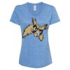 Women's Snow Heather Jersey V-Neck T-Shirt Thumbnail