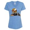 Women's Snow Heather Jersey V-Neck T-Shirt Thumbnail