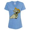 Women's Snow Heather Jersey V-Neck T-Shirt Thumbnail