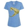 Women's Snow Heather Jersey V-Neck T-Shirt Thumbnail
