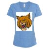 Women's Snow Heather Jersey V-Neck T-Shirt Thumbnail