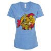 Women's Snow Heather Jersey V-Neck T-Shirt Thumbnail