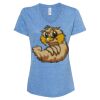 Women's Snow Heather Jersey V-Neck T-Shirt Thumbnail