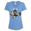 Women's Snow Heather Jersey V-Neck T-Shirt Thumbnail