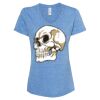 Women's Snow Heather Jersey V-Neck T-Shirt Thumbnail