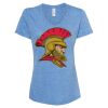 Women's Snow Heather Jersey V-Neck T-Shirt Thumbnail