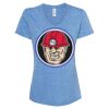 Women's Snow Heather Jersey V-Neck T-Shirt Thumbnail