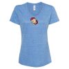 Women's Snow Heather Jersey V-Neck T-Shirt Thumbnail