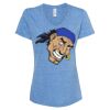 Women's Snow Heather Jersey V-Neck T-Shirt Thumbnail