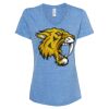 Women's Snow Heather Jersey V-Neck T-Shirt Thumbnail