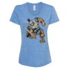 Women's Snow Heather Jersey V-Neck T-Shirt Thumbnail