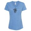 Women's Snow Heather Jersey V-Neck T-Shirt Thumbnail