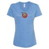 Women's Snow Heather Jersey V-Neck T-Shirt Thumbnail
