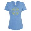 Women's Snow Heather Jersey V-Neck T-Shirt Thumbnail