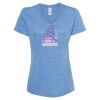 Women's Snow Heather Jersey V-Neck T-Shirt Thumbnail