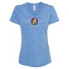 Women's Snow Heather Jersey V-Neck T-Shirt Thumbnail