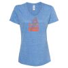Women's Snow Heather Jersey V-Neck T-Shirt Thumbnail