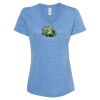 Women's Snow Heather Jersey V-Neck T-Shirt Thumbnail