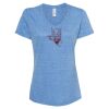 Women's Snow Heather Jersey V-Neck T-Shirt Thumbnail