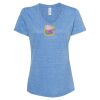 Women's Snow Heather Jersey V-Neck T-Shirt Thumbnail