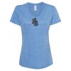 Women's Snow Heather Jersey V-Neck T-Shirt Thumbnail