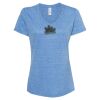 Women's Snow Heather Jersey V-Neck T-Shirt Thumbnail