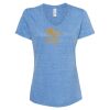 Women's Snow Heather Jersey V-Neck T-Shirt Thumbnail
