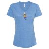 Women's Snow Heather Jersey V-Neck T-Shirt Thumbnail