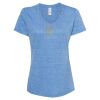 Women's Snow Heather Jersey V-Neck T-Shirt Thumbnail