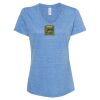 Women's Snow Heather Jersey V-Neck T-Shirt Thumbnail