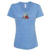 Women's Snow Heather Jersey V-Neck T-Shirt Thumbnail