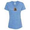 Women's Snow Heather Jersey V-Neck T-Shirt Thumbnail