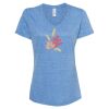 Women's Snow Heather Jersey V-Neck T-Shirt Thumbnail
