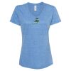 Women's Snow Heather Jersey V-Neck T-Shirt Thumbnail