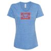 Women's Snow Heather Jersey V-Neck T-Shirt Thumbnail