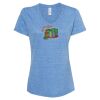 Women's Snow Heather Jersey V-Neck T-Shirt Thumbnail