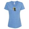 Women's Snow Heather Jersey V-Neck T-Shirt Thumbnail
