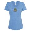 Women's Snow Heather Jersey V-Neck T-Shirt Thumbnail