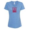 Women's Snow Heather Jersey V-Neck T-Shirt Thumbnail
