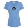 Women's Snow Heather Jersey V-Neck T-Shirt Thumbnail