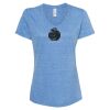 Women's Snow Heather Jersey V-Neck T-Shirt Thumbnail